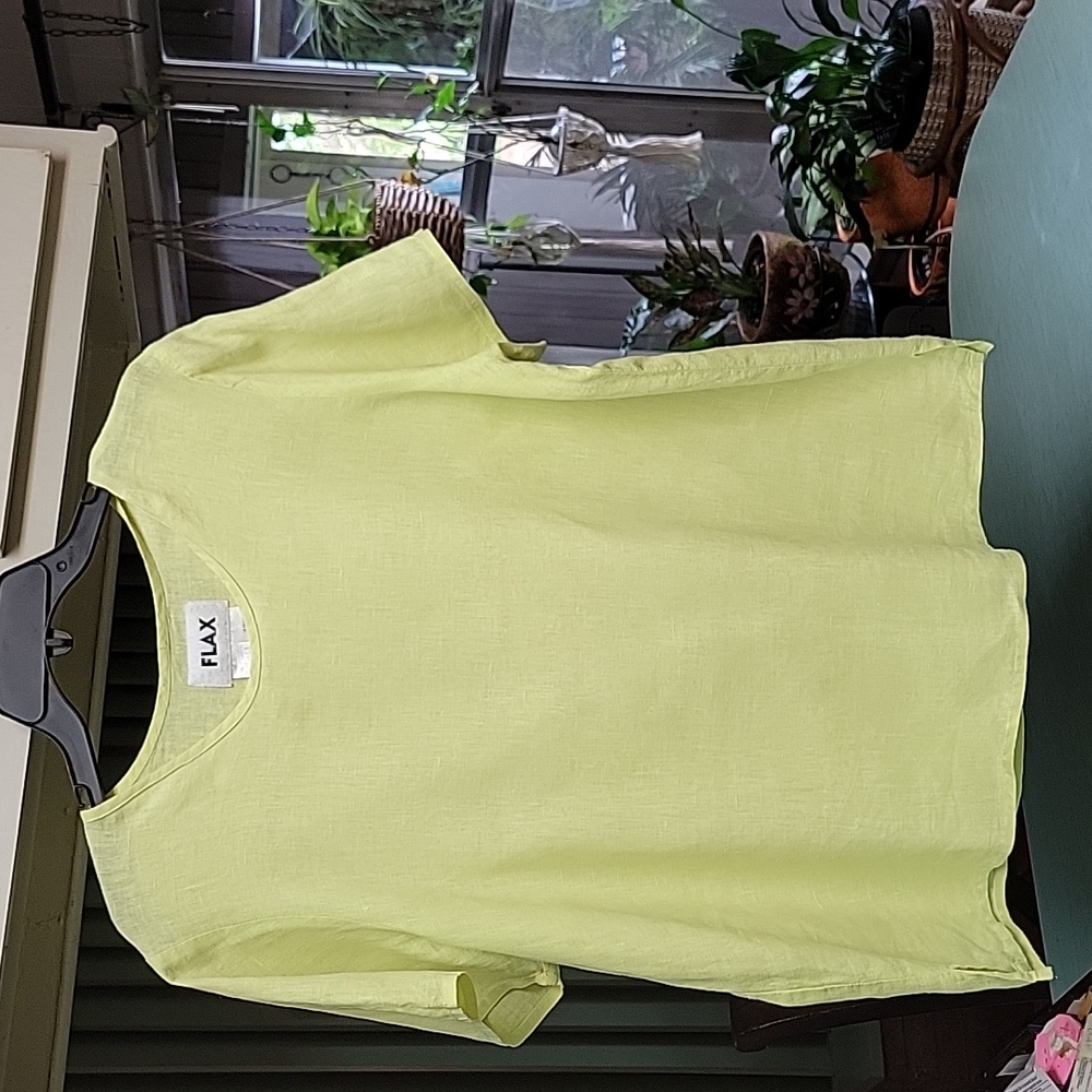 Flax linen top